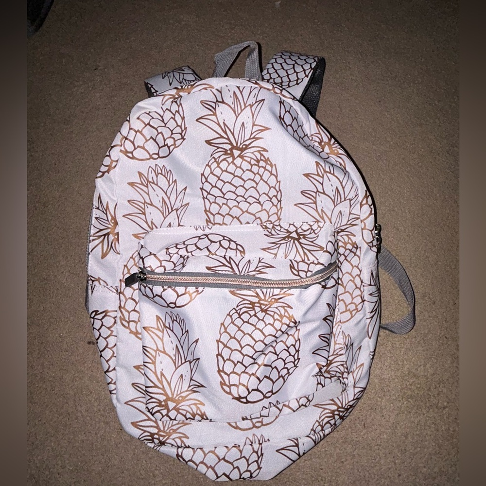 Stylish Pineapple Print Backpack